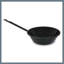  Paella nyeles serpenyő zománcozott 22 cm 13377 edény