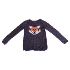  Page on Young szürke rókás lány pulóver (méret: 134/140) gyerek pulóver, kardigán