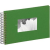 Pagna 24x17cm fehér lapos spirálos zöld fotóalbum (P1210917)