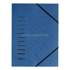 Pagna A4 behajtófül nélküli kék karton gumismappa (24001-02) mappa