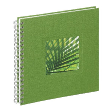  Pagna Nature Palm 24x25cm szövet spirálos zöld fotóalbum ajándéktárgy