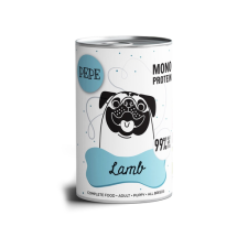 PAKA ZWIERZAKA PEPE Lamb 99% (bárány) 400 g monoprotein élelmiszer kutyaeledel