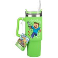 Paladone , Minecraft-Steve, 900 ml, Zöld, Utazó bögre (PP14600MCF) bögrék, csészék