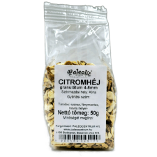 Paleolit Citromhéj 5x5mm szárított 50g Lemon peels alapvető élelmiszer