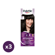 Palette ICC intenzív krémhajfesték 1-0 (N1) - ónix fekete (3x50 ml) hajfesték, színező