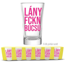  Pálinkás pohár szett, Lánybúcsú ajándéktárgy