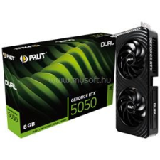 Palit VGA NVIDIA RTX5050 Dual 8GB GDDR6 - NE65050019P1-GB2070D (NE65050019P1-GB2070D) videókártya