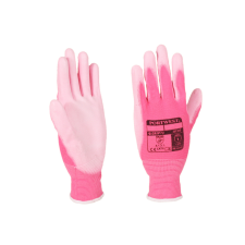 PALM GLOVES Kesztyű Buck pink - rózsaszín PW poliuretán tenyér 08-as M védőkesztyű