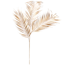  Pálma leves ág arany 90cm dekorációs kellék