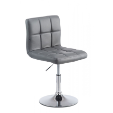 Palma Lounger V2 steppelt bárszék műbőr szürke - króm 101810808 bútor
