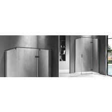  Palmaria 90x120 cm szögletes jobbos kabin zuhanytálca nélkül Easy clean bevonattal kád, zuhanykabin