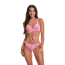  Paloma kiszélesített push-up háromszög bikini, pink jungle 405 S fürdőruha, bikini