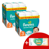 Pampers Active Baby 2x havi Pelenkacsomag 6-10kg Midi 3 (416db) + Ajándék Törlőkendő