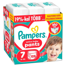 Pampers Active Baby Bugyipelenka 15kg+ Junior 7 (128db) pelenka