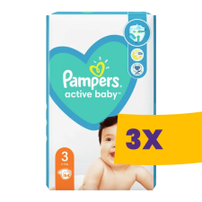 Pampers Active Baby S3 nadrágpelenka 6-10kg 54db (Karton - 3 csomag) pelenka