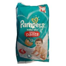 Pampers Baby-Dry Nappy Pants 4 pelenka 9-15kg 4db - 6-os csomag pelenka
