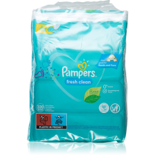 Pampers Fresh Clean XXL nedves törlőkendő gyerek az érzékeny bőrre 4x80 db törlőkendő