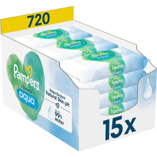 Pampers Harmonie Aqua Nedves törlőkendő Plastic Free 15x 48 db törlőkendő
