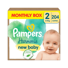 Pampers Harmonie pelenka 2, 4-8 kg, HAVI PELENKACSOMAG 204 db pelenka