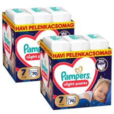 Pampers Night Bugyipelenka 15kg+ Junior 7 (2x70db) pelenka