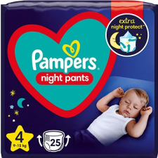 Pampers Night Pants 4-es méret (25 db) pelenka