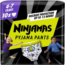 Pampers Ninjamas Pyjama Pants Űrhajós 4 - 7 év (10 db) pelenka