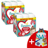 Pampers Pants 2 havi Pelenkacsomag 17kg+ Junior 7 (228db) + Ajándék PAW Törölköző