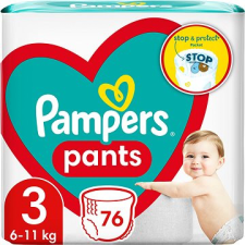 Pampers Pants 3-as méret, (76 db), 6–11 kg pelenka