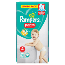  Pampers Pants 4 Jumbo Pack bugyipelenka 9-15kg 52db pelenka