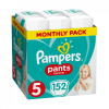 Pampers Pants bugyipelenka Junior 5, 12-17 kg HAVI PELENKACSOMAG 152 db