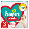 Pampers Pants Bugyipelenka, Méret: 3, 62 db pelenka, 6kg-11kg