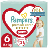 Pampers Premium Care Bugyipelenka, Méret: 6, 31 db Bugyipelenka, 15kg+