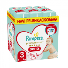 Pampers Premium Care Pants bugyipelenka 3, 6-11 kg, 144 db pelenka