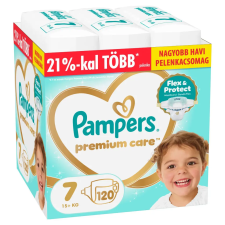 Pampers Premium Care pelenka 7, 15+ kg, HAVI PELENKACSOMAG 120 db pelenka