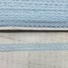  Pamut csipke babakék színű 1,5cm x 2m méteráru