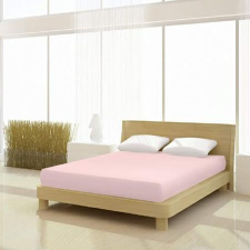  Pamut-elastan classic babarózsaszín színű gumis lepedő 180x200 cm-es alacsony matracra lakástextília