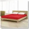  Pamut-elastan classic tűzpiros színű gumis lepedő 200 cm átmérőjű kerek  matracra