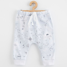  Pamut gyermek Jogger nadrág a New Baby For Babies ocean, vel. 68 (4-6 h)