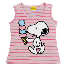  Pamut kislány trikó Snoopy mintával - 98-as méret