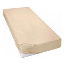 Pamut strech lepedő 40x90cm - Tejeskávé babaágynemű, babapléd