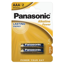 Panasonic 1.5V Alkáli AAA ceruza elem Alkaline Power (2db / csomag) (LR03APB/2BP) ceruzaelem
