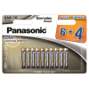 Panasonic 1.5V Alkáli AAA ceruza elem Everyday Power (10db / csomag)  (LR03EPS-10BW6-4F) (LR03EPS-10BW6-4F)