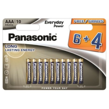Panasonic 1.5V Alkáli AAA ceruza elem Everyday Power (10db / csomag)  (LR03EPS-10BW6-4F) (LR03EPS-10BW6-4F) ceruzaelem