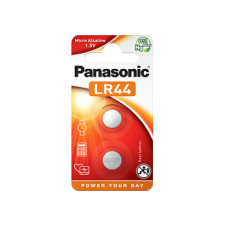 Panasonic 1,5V alkáli gombelem 2db (Lr44L/2B) gombelem
