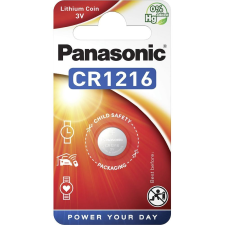 Panasonic 3V Lítium gombelem (1 db/bliszter) (CR-1216EL/1B) (CR-1216EL/1B) gombelem