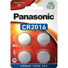 Panasonic CR2016 3V lítium gombelem 4db/csomag gombelem
