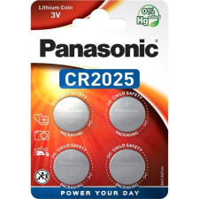 Panasonic CR2025 3V lítium gombelem 4db/csomag gombelem