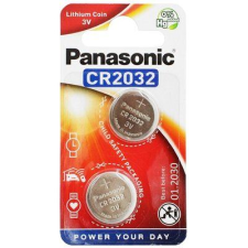 Panasonic CR2032 3V lítium gombelem (2db/csomag) (CR-2032EL/2B) (CR-2032EL/2B) gombelem