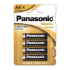 Panasonic Elem, AA ceruza, 4 db, PANASONIC "Alkaline power"