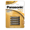 Panasonic Elem, AAA mikro, 4 db, PANASONIC "Alkaline power"